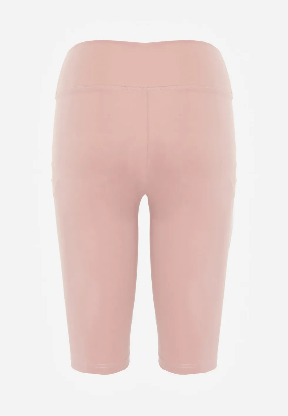 Różowe Szorty Bikery High Waist z Wyszczuplającym Pasem Briarrose