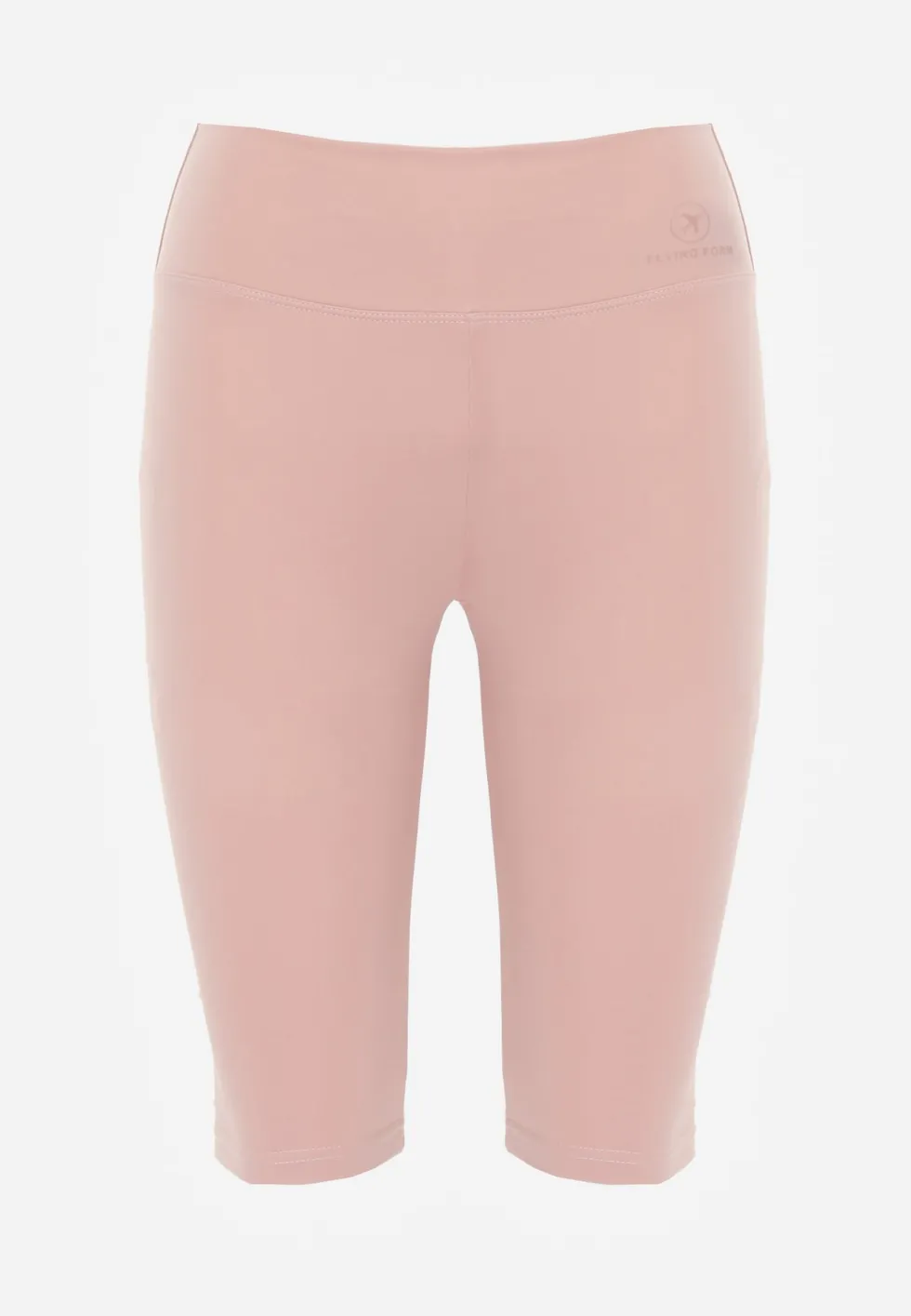Różowe Szorty Bikery High Waist z Wyszczuplającym Pasem Briarrose