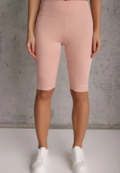 Różowe Szorty Bikery High Waist z Wyszczuplającym Pasem Briarrose