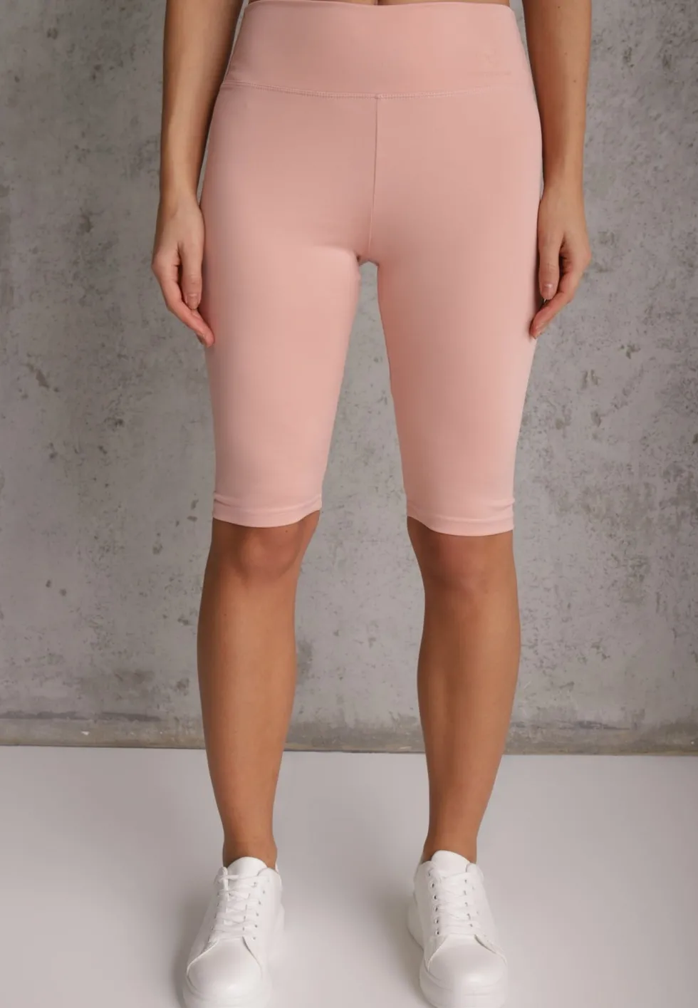 Różowe Szorty Bikery High Waist z Wyszczuplającym Pasem Briarrose