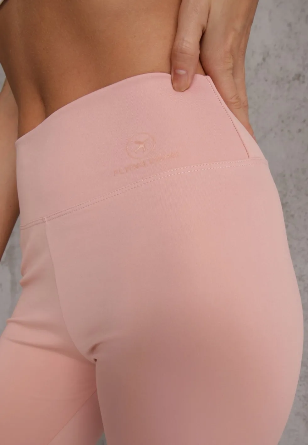 Różowe Szorty Bikery High Waist z Wyszczuplającym Pasem Briarrose
