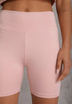 Różowe Szorty Kolarki High Waist Marerila