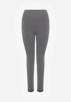 Szare Modelujące Legginsy High Waist Deliza