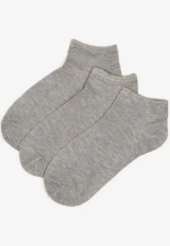 Szare Skarpety z Bawełny 3-Pack Salloren