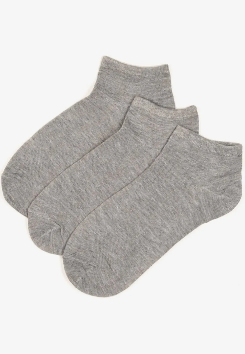 Szare Skarpety z Bawełny 3-Pack Salloren