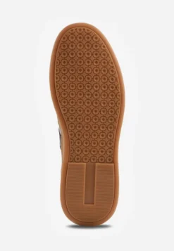 Szare Sneakersy ze Skóry Naturalnej z Geometrycznym Wzorem Zetisius