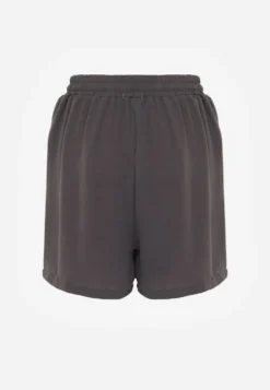 Szare Szorty Casual High Waist na Lato Bogate w Wiskozę Ismina