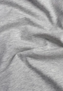 Szary Bawełniany T-shirt o Kroju Oversize Neduna