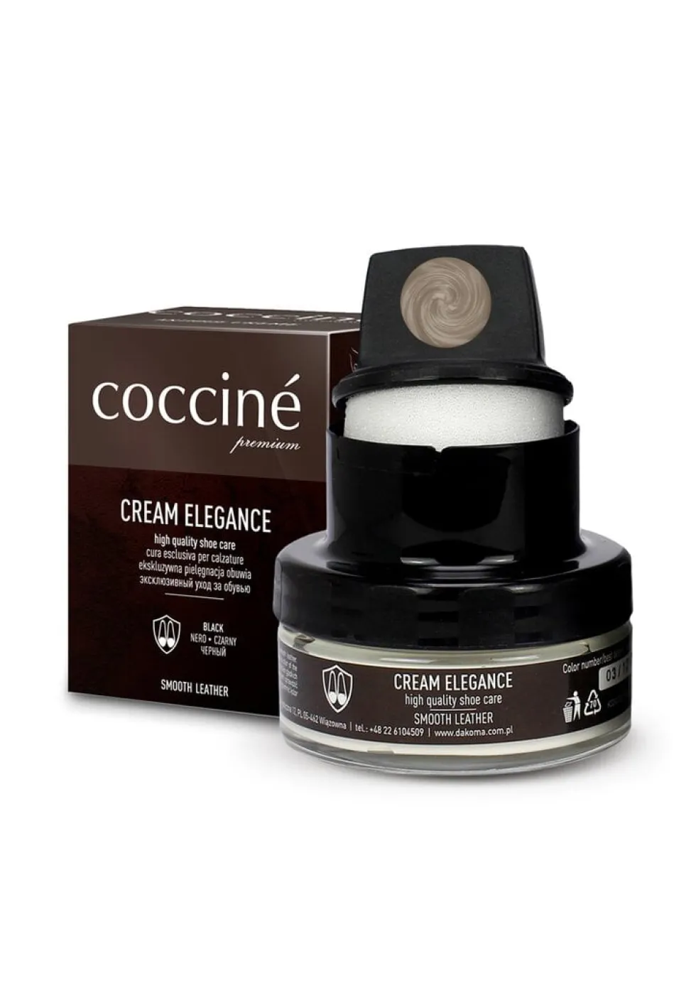 Szary Krem do Pielęgnacji Obuwia Coccine