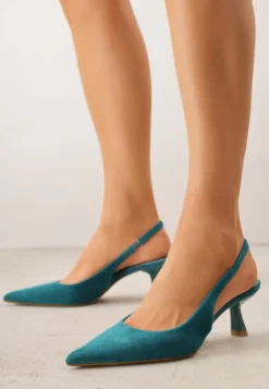 Zielone Czółenka Slingback VICES na Kaczuszce Anatera
