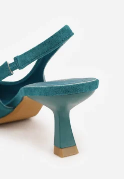 Zielone Czółenka Slingback VICES na Kaczuszce Anatera