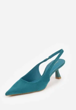 Zielone Czółenka Slingback VICES na Kaczuszce Anatera