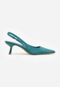 Zielone Czółenka Slingback VICES na Kaczuszce Anatera