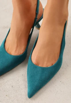 Zielone Czółenka Slingback VICES na Kaczuszce Anatera