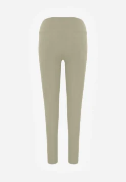 Zielone Legginsy Basic z Modelującą Wstawką w Pasie Liacan