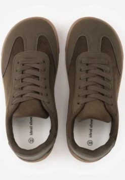 Zielone Sneakersy Barefoot w Stylu Tenisówek Hurla